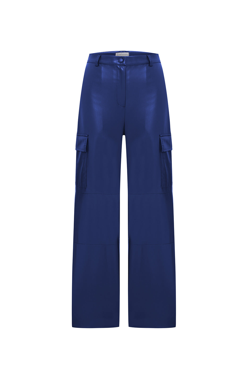 SOHO - Midnight Blue Vegan Leather Cargo Trousers