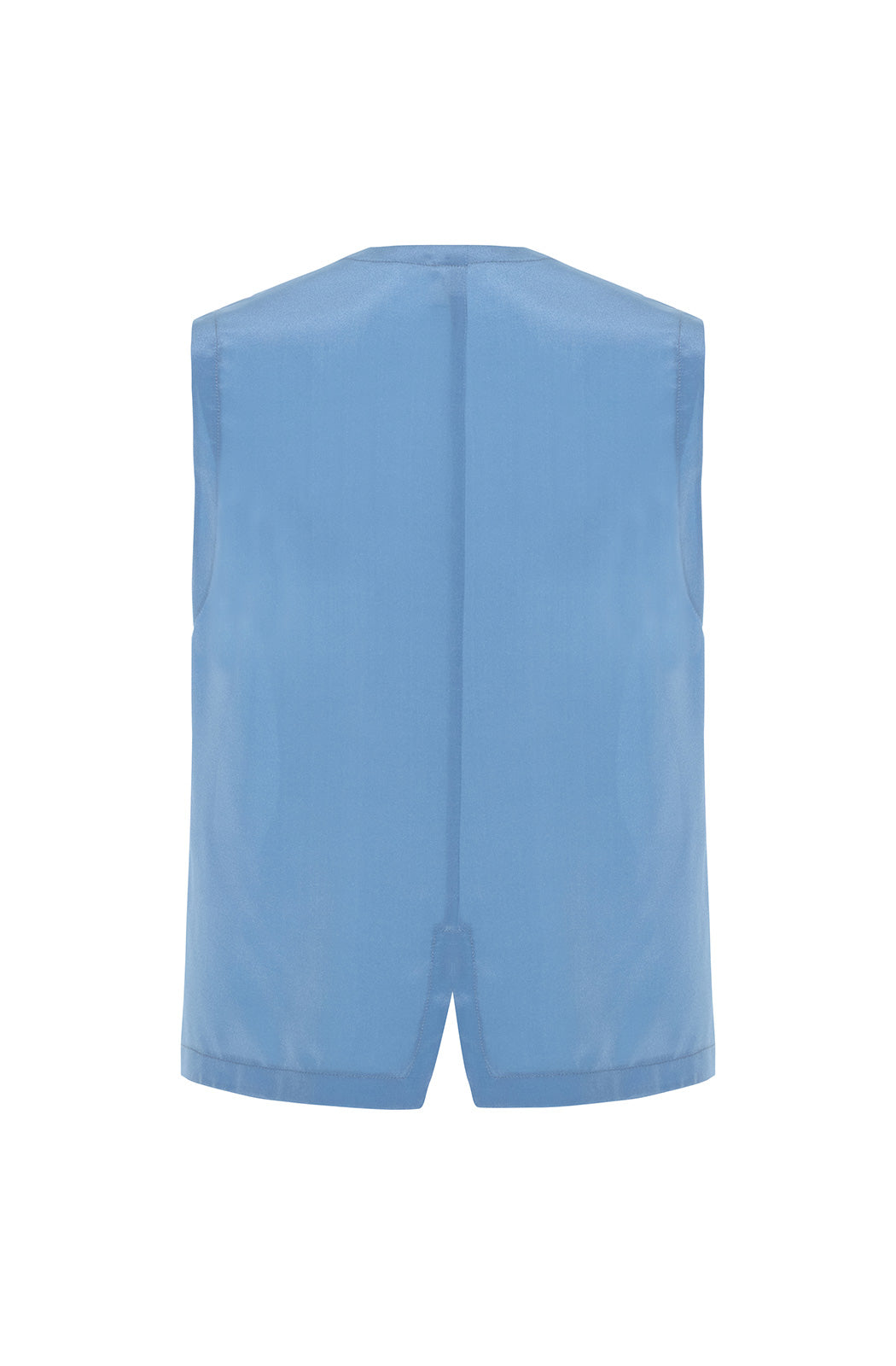 MOSHE X LANIL DESIGN - Sky Blue Silk Vest