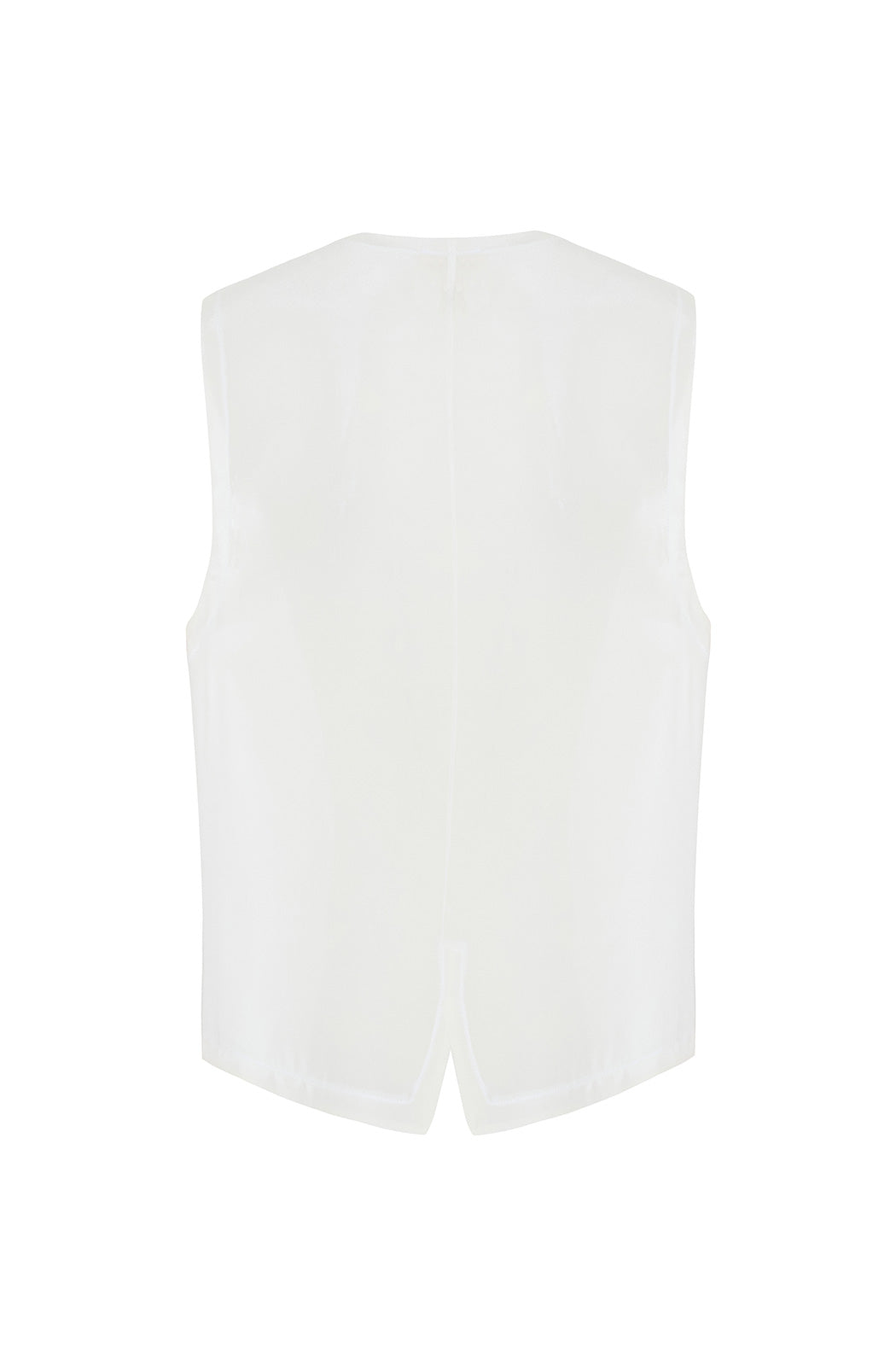 MOSHE X LANIL DESIGN - White Silk Vest