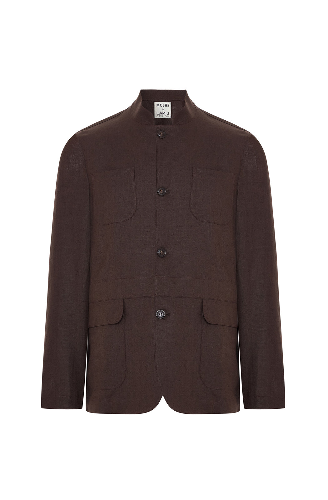 MOSHE X LANIL DESIGN - Brown Pure Linen Jacket