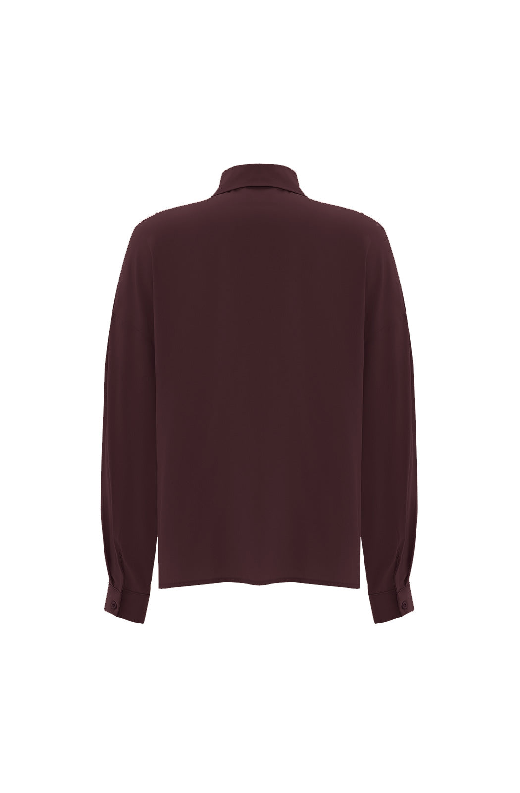 BLOOMSBURY - Burgundy Silk Shirt