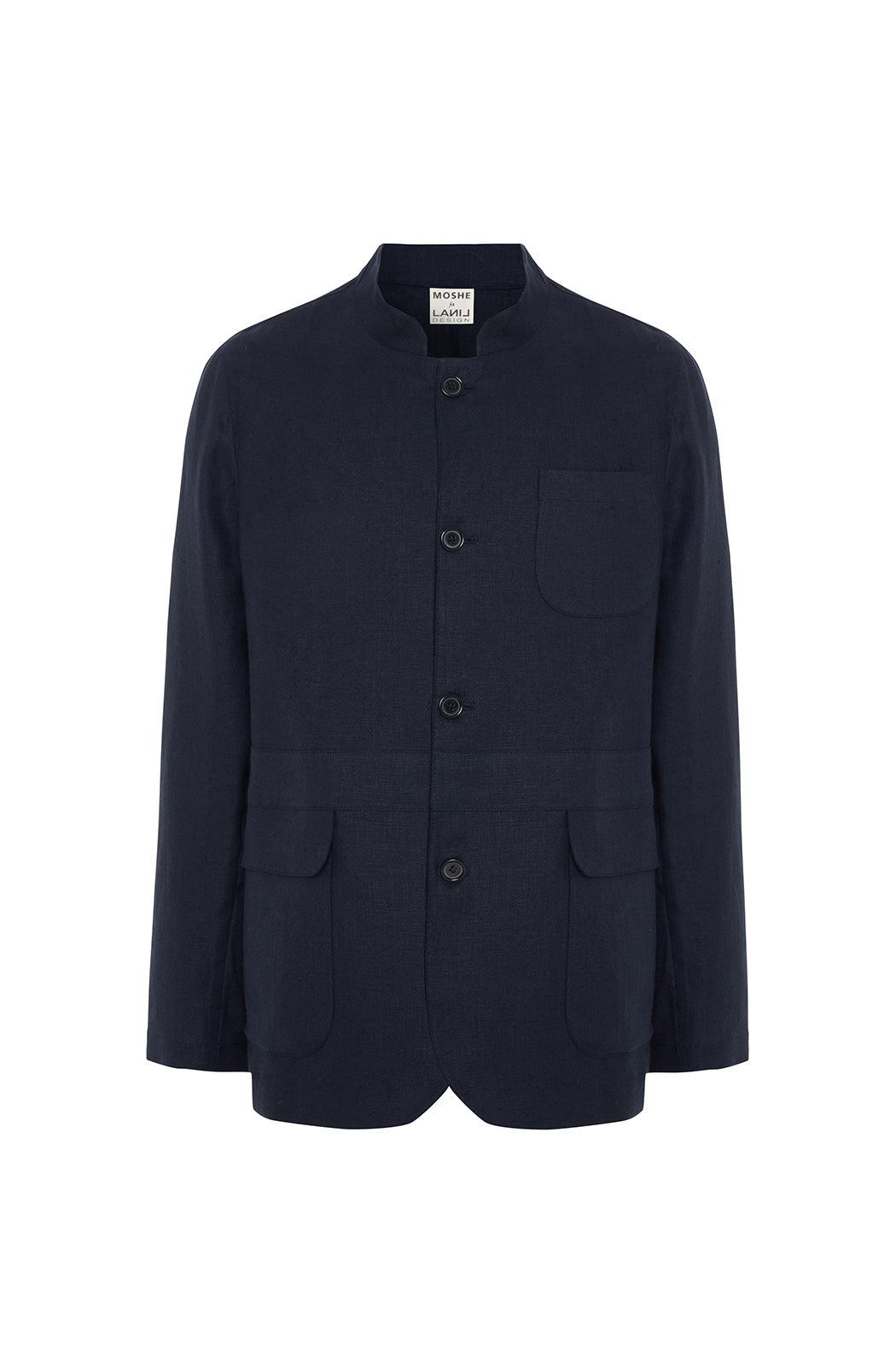 MOSHE X LANIL DESIGN - Navy Pure Linen Jacket