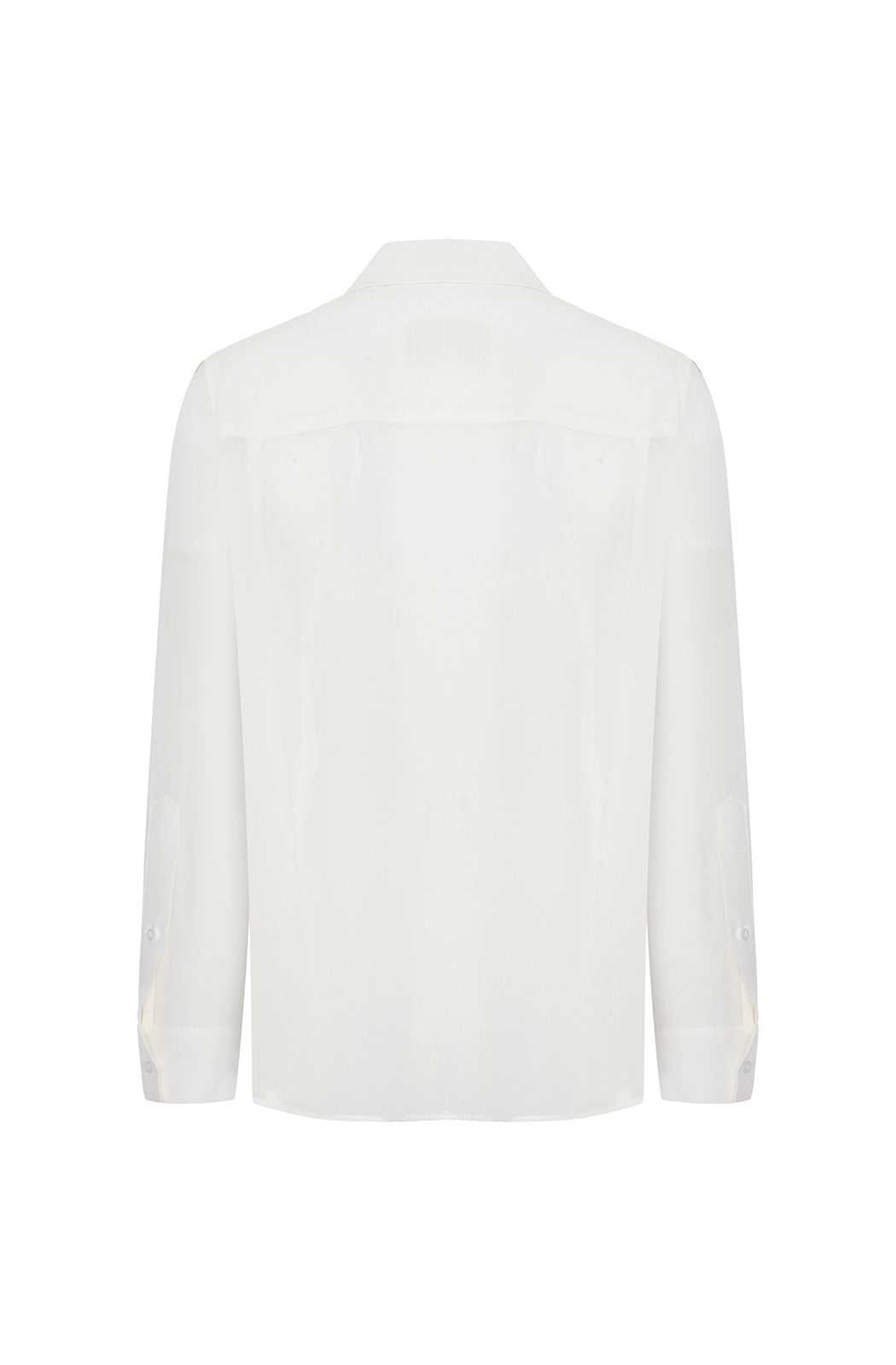 MOSHE X LANIL DESIGN - White Pure Silk Shirt