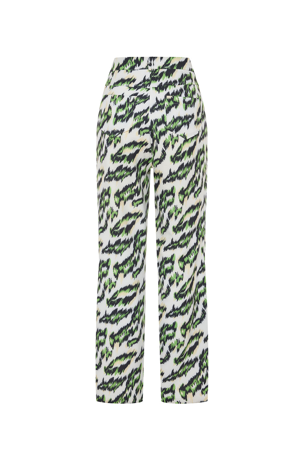SOLIS - Neon Green Digital Print Pant