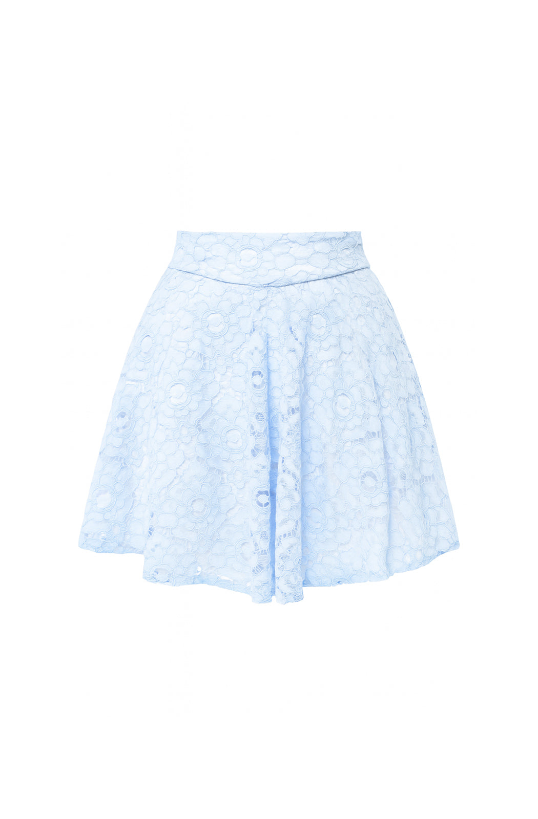 VELORIA - Lace Baby Blue Skirt