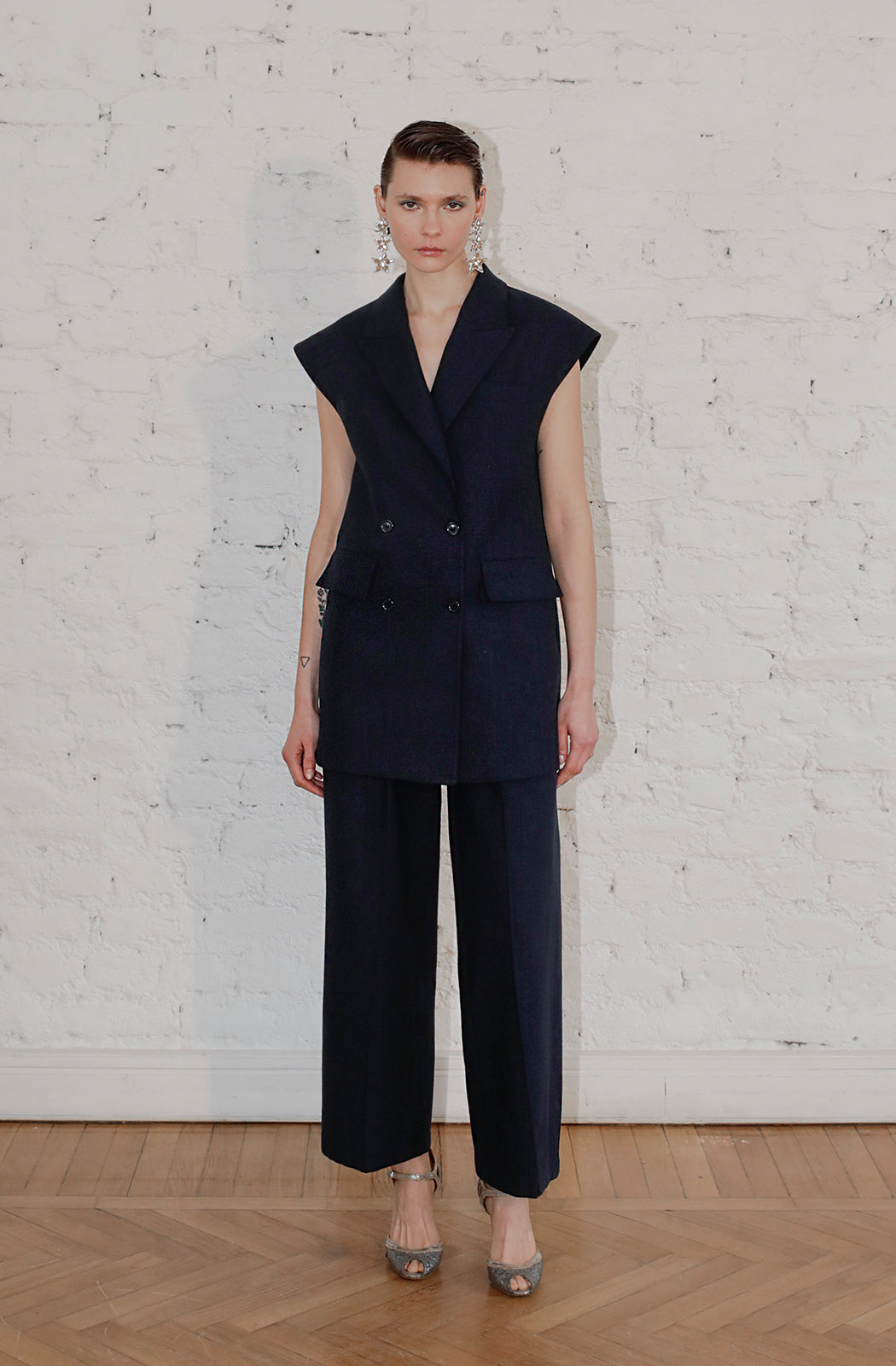 ETHERIA Linen Set - Navy