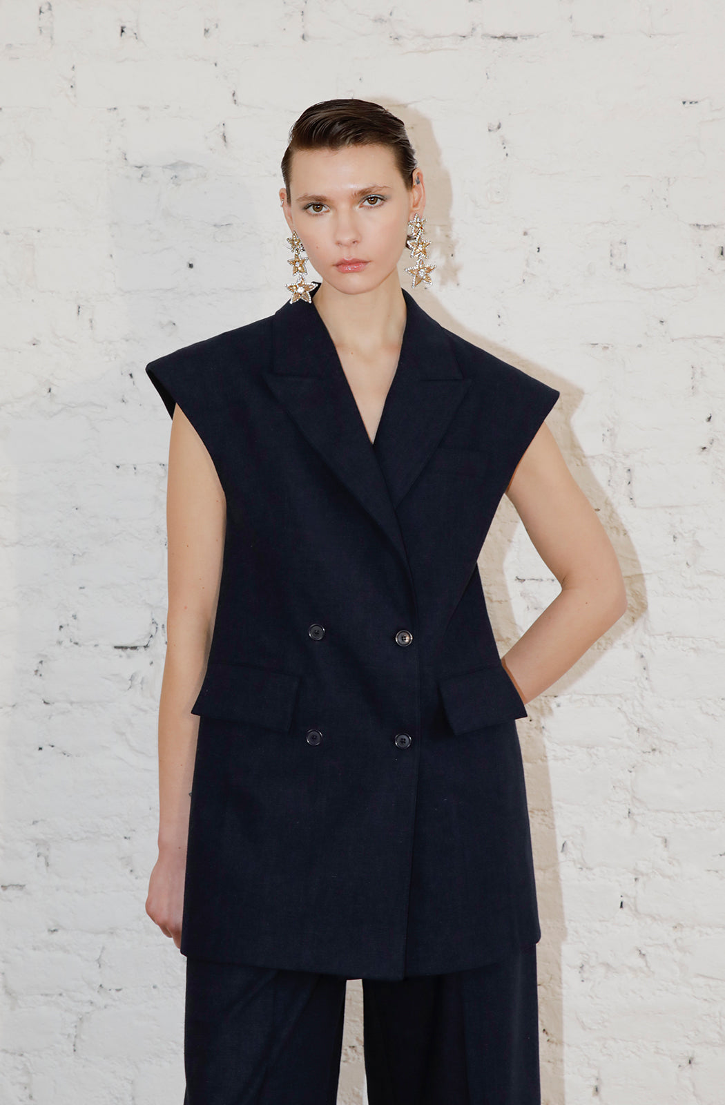 ETHERIA Linen Set - Navy