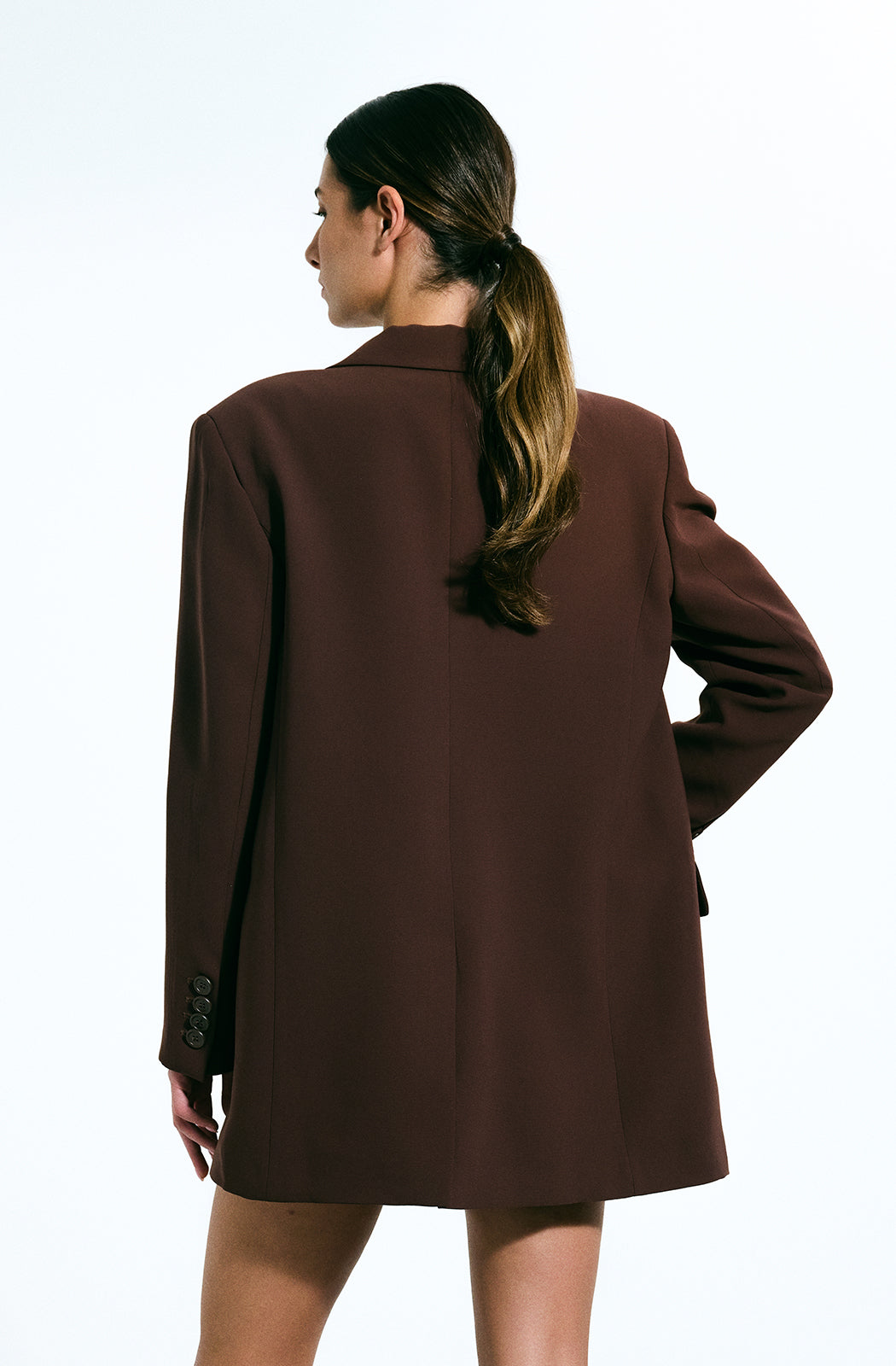 PICACADILLY - Brown Jacket and Mini Skirt